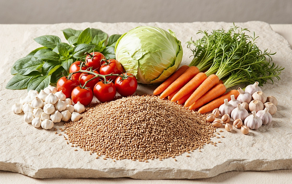 Čerstvé suroviny a nutriční rovnováze